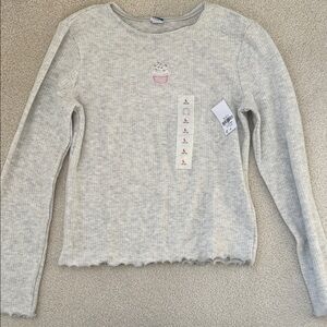 Old Navy Cupcake Embroidery Long Sleeve